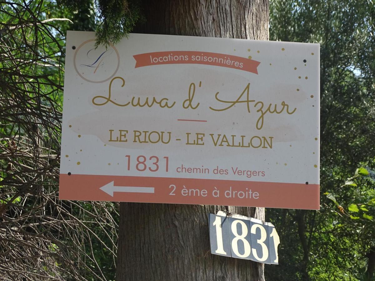 Le Bar-sur-Loup Luva D'Azur, Rez De Villa Le Riou - Le Vallon מראה חיצוני תמונה