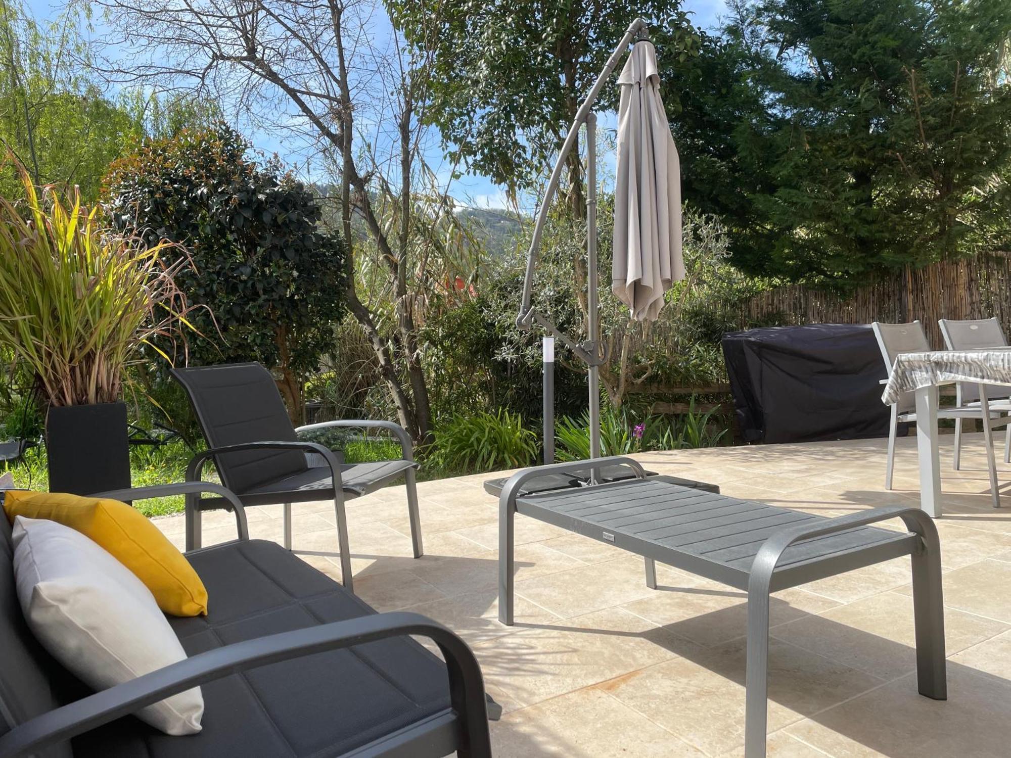 Le Bar-sur-Loup Luva D'Azur, Rez De Villa Le Riou - Le Vallon מראה חיצוני תמונה