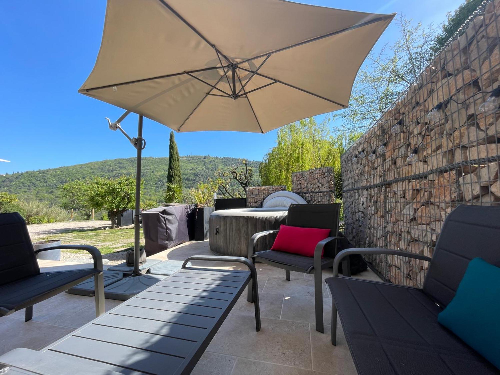Le Bar-sur-Loup Luva D'Azur, Rez De Villa Le Riou - Le Vallon מראה חיצוני תמונה